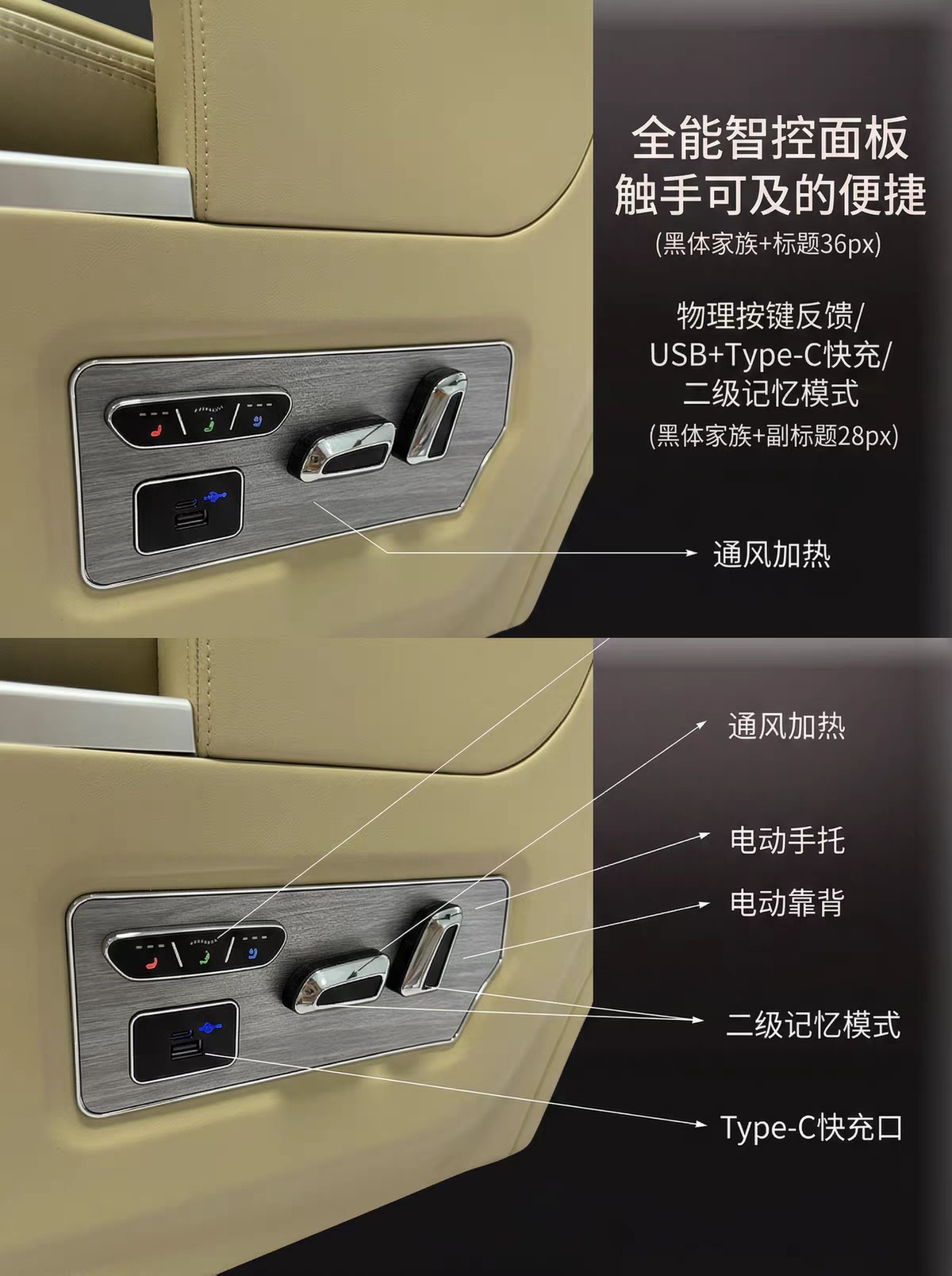 LSVIP003 physical switches, Type-C port and phone storage details